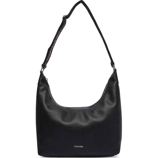 Product Calvin Klein Women's Medium Webbing Strap Shoulder Bag, Black base image