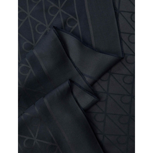 Product Calvin Klein Γυναικείο Ελαφρύ Φουλάρι Emblem AOP Glossy Tonal Scarf base image