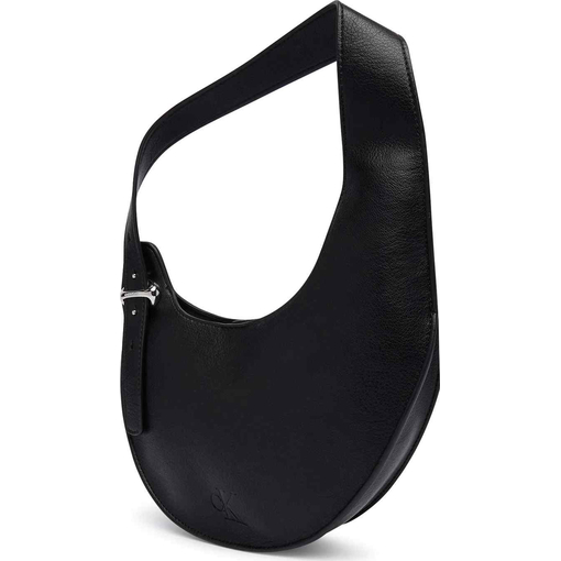 Product Calvin Klein Women's Medium Asym Buckle Shoulder Bag, Black base image