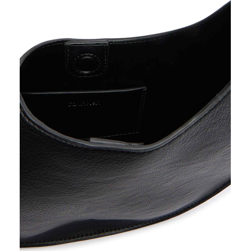 Product Calvin Klein Women's Medium Asym Buckle Shoulder Bag, Black base image