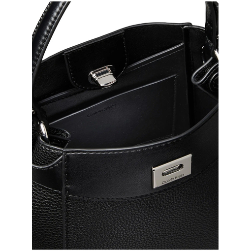 Product Calvin Klein Γυναικείο Μικρό Τσάντα Logo Turn Lock Crossbody Bag Μαύρο base image