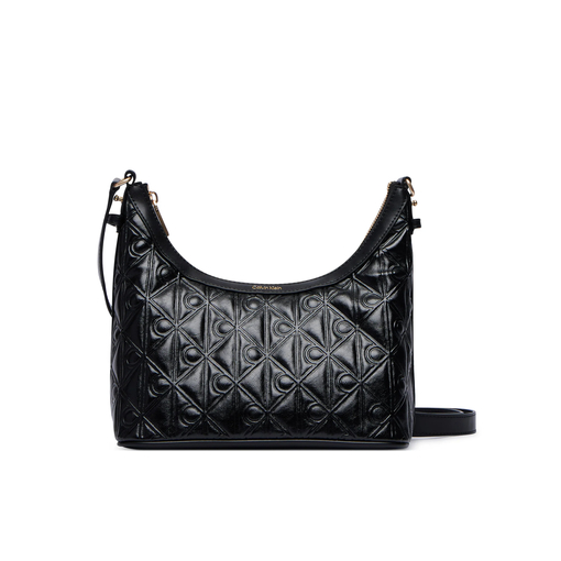 Product Calvin Klein Emblem Aop Debossed Shoulder Bag Μαύρο base image