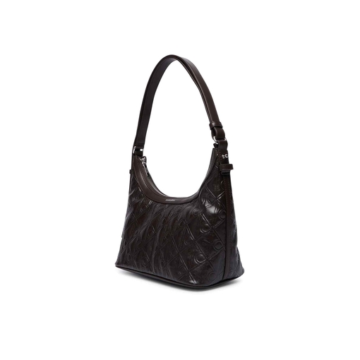 Product Calvin Klein Γυναικείο Μεσαίο Τσάντα Emblem Aop Debossed Shoulder Bag Καφέ base image