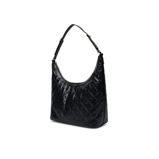 Product Calvin Klein Emblem Aop Debossed Medium Shoulder Bag Μαύρο base image