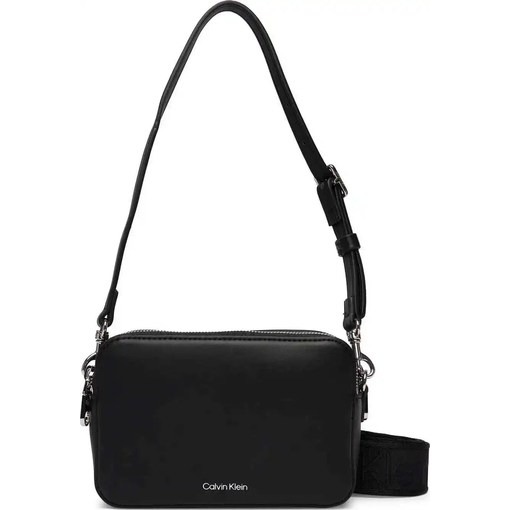 Product Calvin Klein Women's Small Camera Bag Webbing Double Strap Black base image