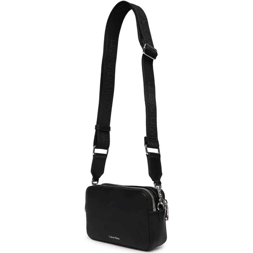 Product Calvin Klein Women's Small Camera Bag Webbing Double Strap Black base image