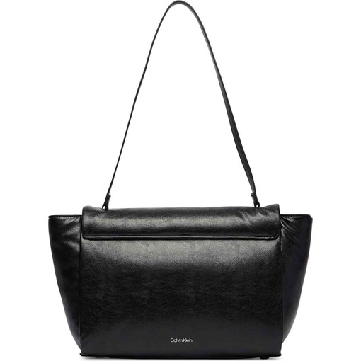 Product Calvin Klein Women's Medium Bag Emblem HW Padded Satchel Black base image