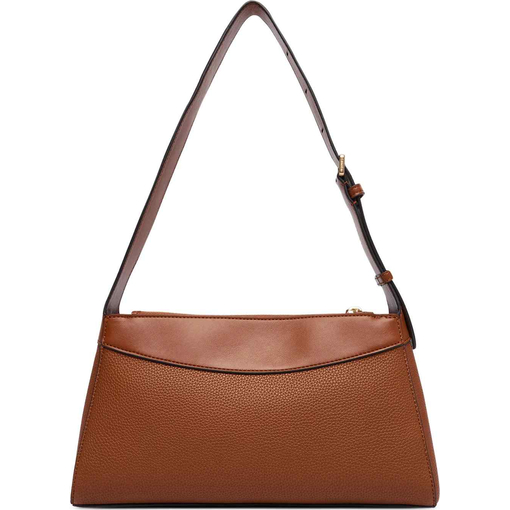 Product Calvin Klein Women's Small Mix Media Shoulder Bag, Brown base image