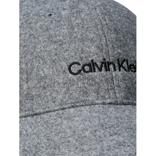 Product Calvin Klein Emb Titlecase Logo Felt Cap Καπέλο Joker Γκρι base image