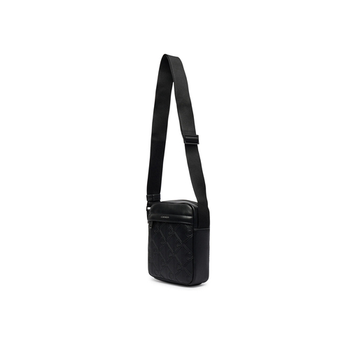 Product Calvin Klein Ανδρικό Μικρό Τσαντάκι Χιαστί Emblem AOP Deboss Reporter Μαύρο base image
