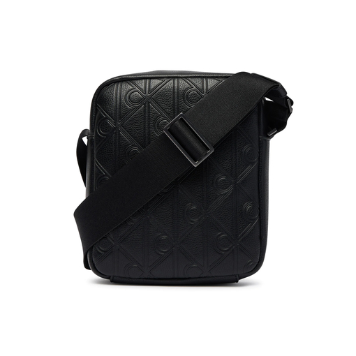 Product Calvin Klein Ανδρικό Μικρό Τσαντάκι Χιαστί Emblem Aop Deboss Reporter Μαύρο base image