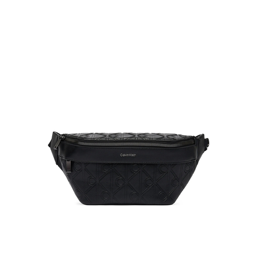 Product Calvin Klein Ανδρικό Μικρό Τσαντάκι Μέσης Emblem Aop Deboss Waistbag Μαύρο base image