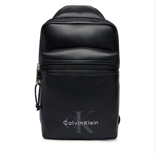 Product Calvin Klein Ανδρικό Μικρό Τσαντάκι Ώμου / Χιαστί Emblem AOP Deboss NS Sling Μαύρο base image