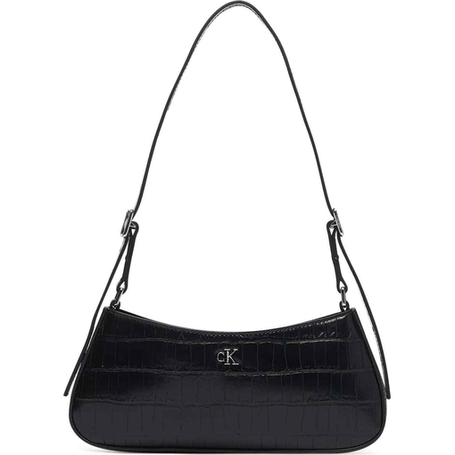 Product Calvin Klein Women's Small CK Croc Small Shoulder Bag, Black base image