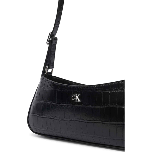 Product Calvin Klein Women's Small CK Croc Small Shoulder Bag, Black base image