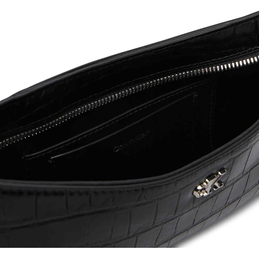 Product Calvin Klein Women's Small CK Croc Small Shoulder Bag, Black base image