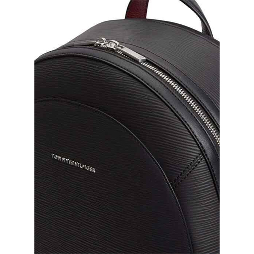 Product Tommy Hilfiger Men's Large Business Saffiano Dome Backpack, Black base image