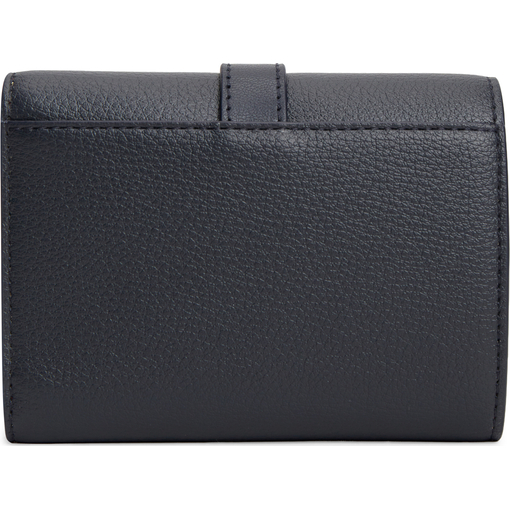Product Tommy Hilfiger Women's Small TH Buckle Trifold Wallet, Dark Blue base image