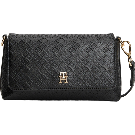 Product Tommy Hilfiger Women's Small Crossbody Bag TH Icon Crossover Mono Black base image