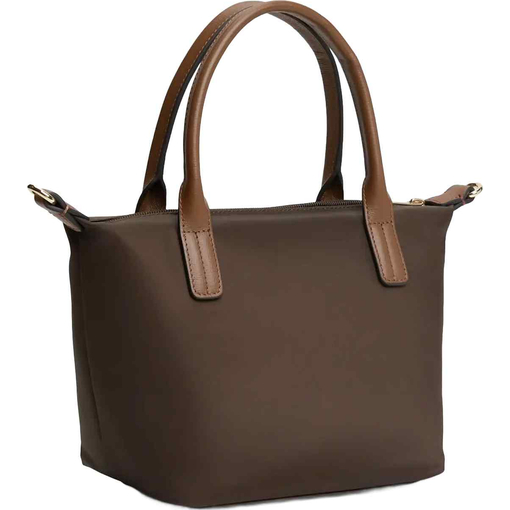 Product Tommy Hilfiger Women's Small Popette Mini Tote, Brown base image