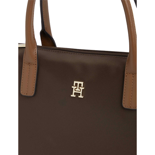 Product Tommy Hilfiger Women's Small Popette Mini Tote, Brown base image