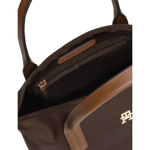 Product Tommy Hilfiger Women's Small Popette Mini Tote, Brown base image