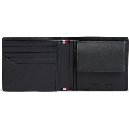 Product Tommy Hilfiger Men's Small TH Business Saffiano CC & Coin Wallet, Dark Blue base image