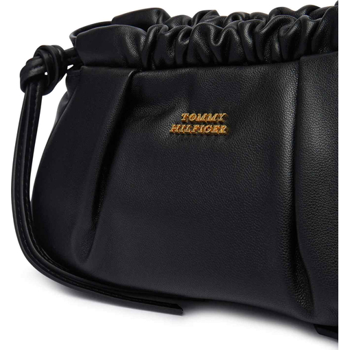 Product Tommy Hilfiger Women's Small Soft Leather Mini Crossover Bag in Black base image