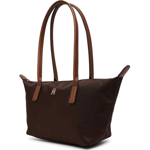 Product Tommy Hilfiger Women's Large Popette East West Tote, Fondant Brown base image