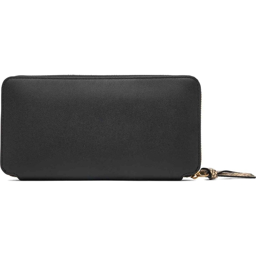 Product Tommy Hilfiger Women's Large TH Leather Zip-Around Wallet, Black base image