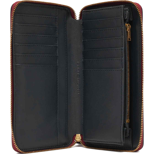 Product Tommy Hilfiger Women's Large Wallet TH Leather Lrg Za Wallet Red base image