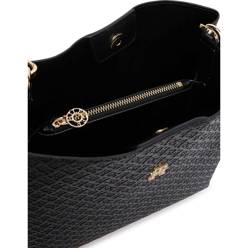 Product Tommy Hilfiger Women's Medium Shoulder Bag TH Icon Shoulder Bag Mono Black base image