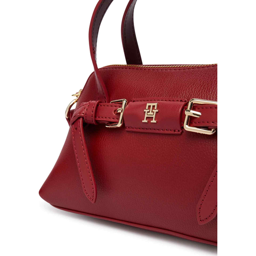 Product Tommy Hilfiger Women's Small Handbag TH Buckle Burgundy base image