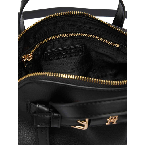 Product Tommy Hilfiger Women's Small Handbag TH Buckle Mini Tote Black base image