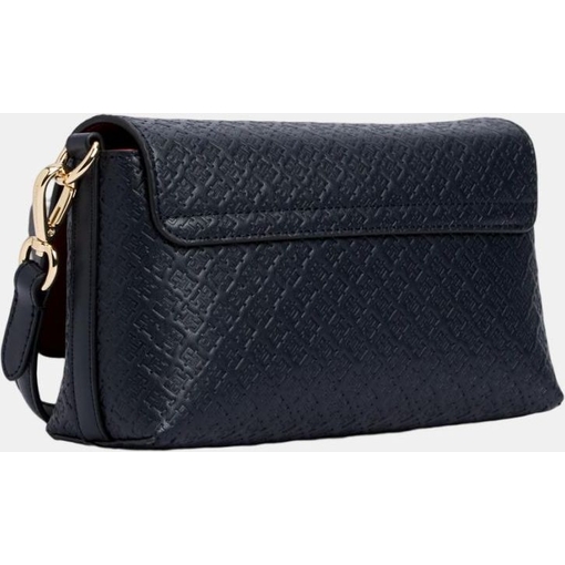 Product Tommy Hilfiger Women's Small Crossbody Bag TH Icon Convertible Crossover Mono Dark Blue base image