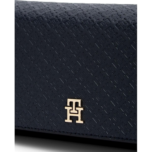 Product Tommy Hilfiger Women's Small Crossbody Bag TH Icon Convertible Crossover Mono Dark Blue base image