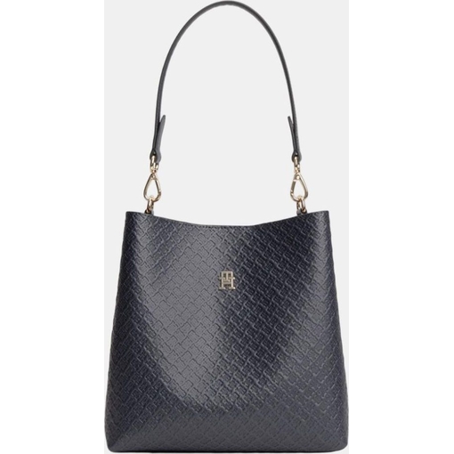 Product Tommy Hilfiger Women's Medium Shoulder Bag TH Icon Shoulder Bag Monogram Blue base image