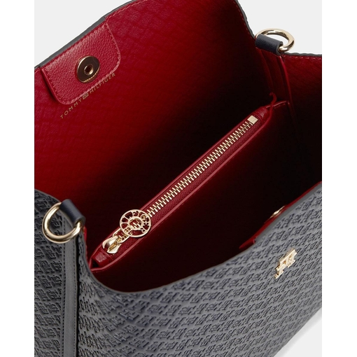 Product Tommy Hilfiger Women's Medium Shoulder Bag TH Icon Shoulder Bag Monogram Blue base image