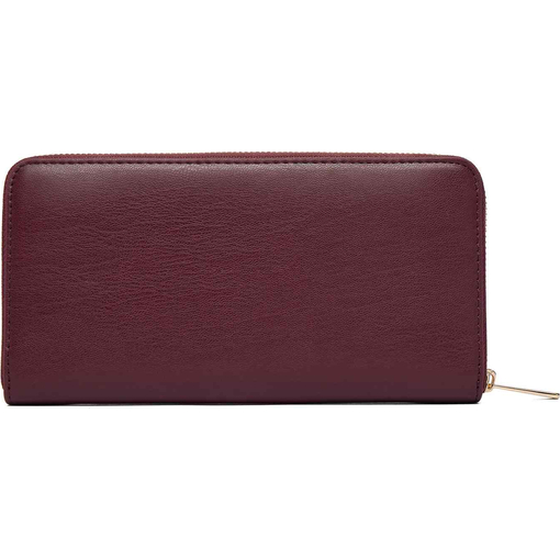 Product Tommy Hilfiger Women's Large Wallet TH Icon Large Zip-Around Burgundy base image