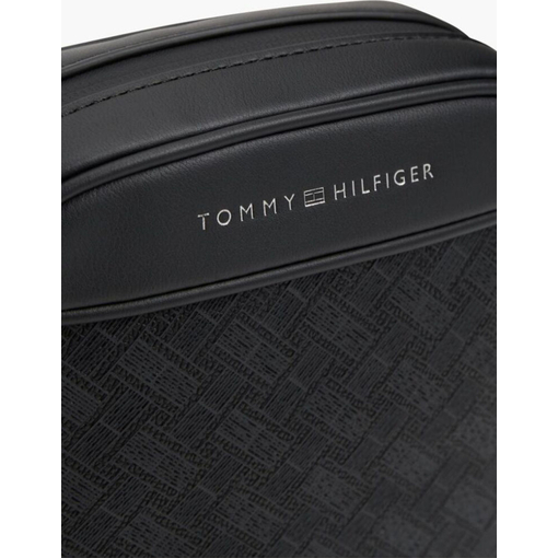 Product Tommy Hilfiger Men's Small Bag TH Modern Monogram Mini Reporter Black base image