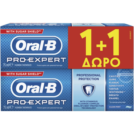 Product Oral-b 75ml Pro-expert Proffessional Protection 1+1 base image