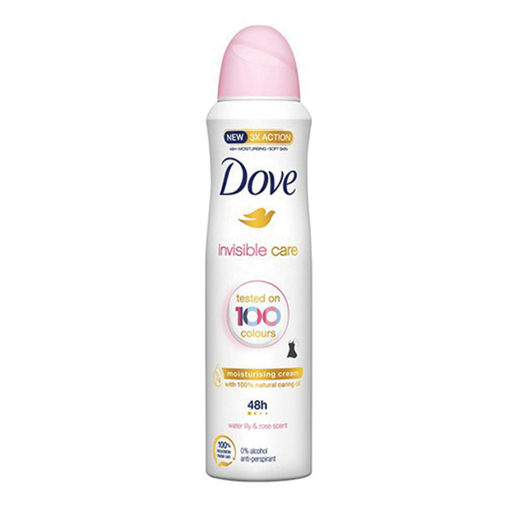 Product Dove Invisible Care Water Lily & Rose Scent Deo Spray 150ml base image