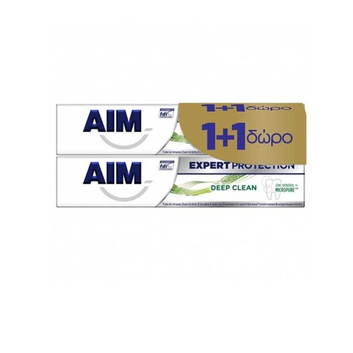 Product AIM Expert Protect Deep Clean Toothpaste 75ml - 1+1 base image