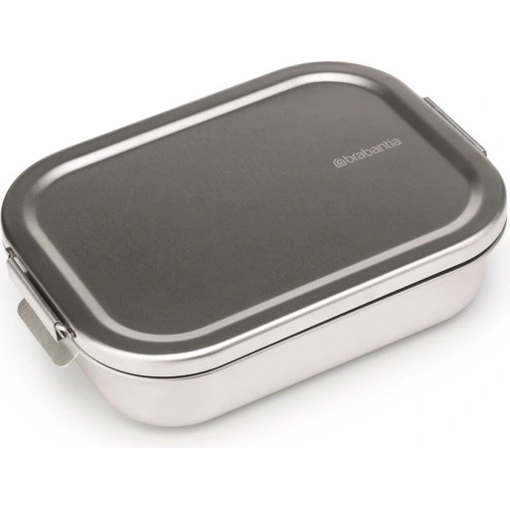 Product Brabantia Lunch Box 1,1L Medium - Stainless Steel - Make & Take Lunch Box Medium, Stainless Steel - Matt Steel base image