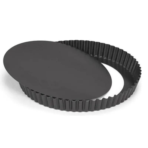 Product Patisse Non-stick tart pan with removable base for Air Fryer 20cm Black  base image