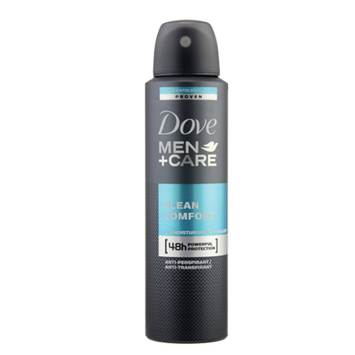 Product Dove Men Clean Comfort Deo Spray 150ml base image