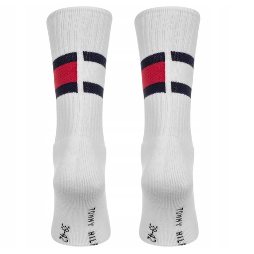 Product Tommy Hilfiger Λευκές Κάλτσες Flag 1p Colour-blocked Flag Socks 43-46 base image