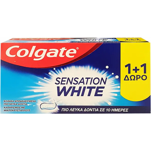 Product Colgate Sensation White 75ml 1+1 base image