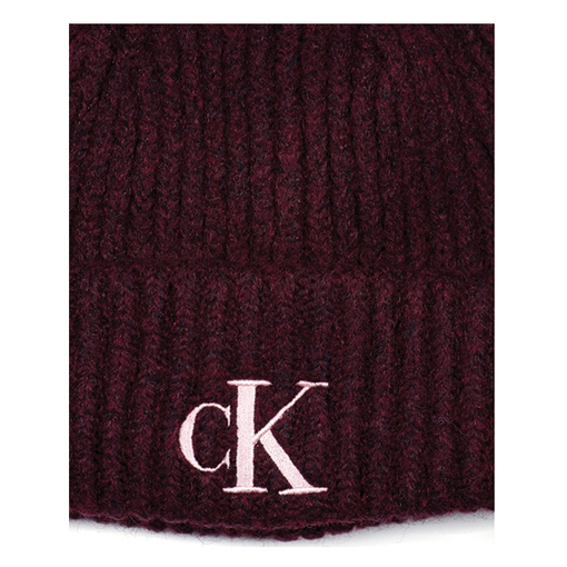 Product Calvin Klein Γυναικείος Σκούφος Monogram Wool Blend Μπορντώ base image