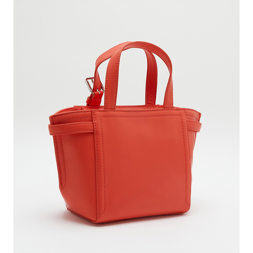 Product Calvin Klein Women's Minimal Hardware Mini Tote Bag Orange base image